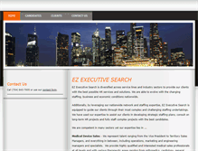 Tablet Screenshot of ezexecutivesearch.com